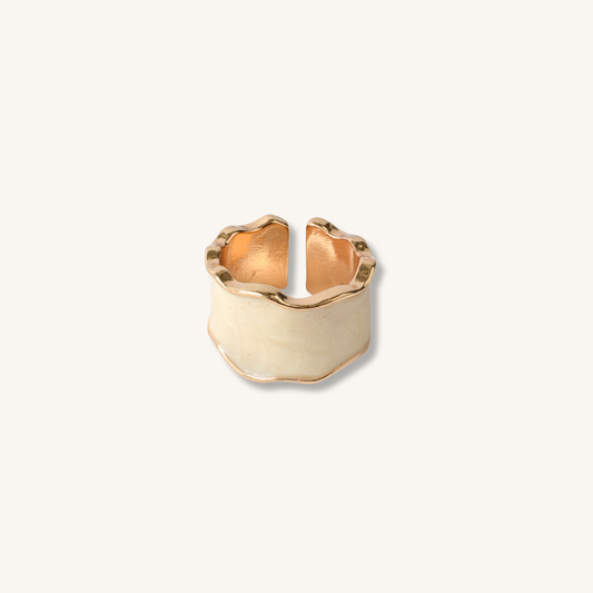 I - Marble Adjustable Ring